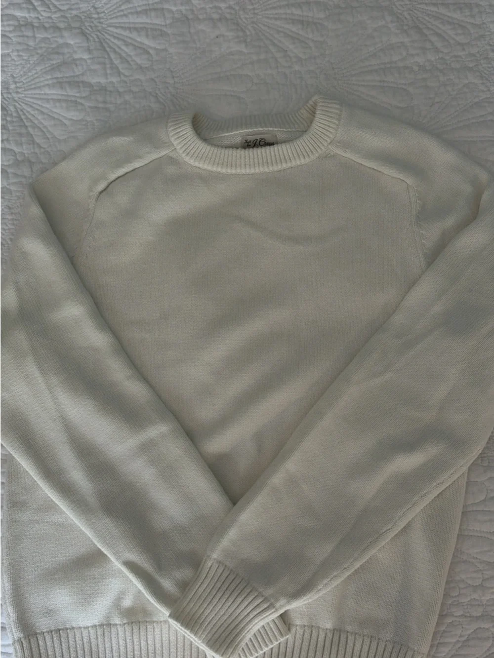J. Crew Men’s Crewneck Sweater in Off-White/Cream